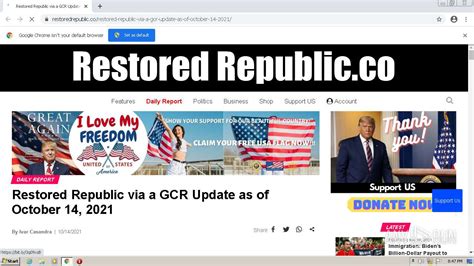 Www.restored republic.co - 5 days ago. ️ Please visit https://dinarreport.com/ right away to stay updated with the latest news on currency, economy, and daily reports. ️ This video is reposted …